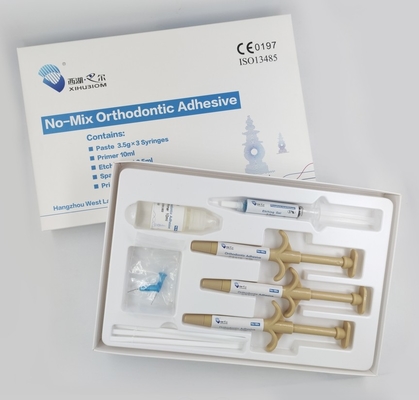 Nenhuma mistura Auto-Cure Adesivo de ligação ortodôntica para odontológico em embalagem padrão