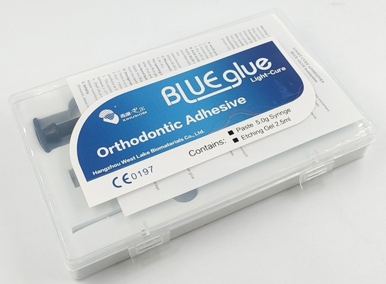Adesivos ortodônticos de cola azul / cimento de banda curativa leve com certificação CE